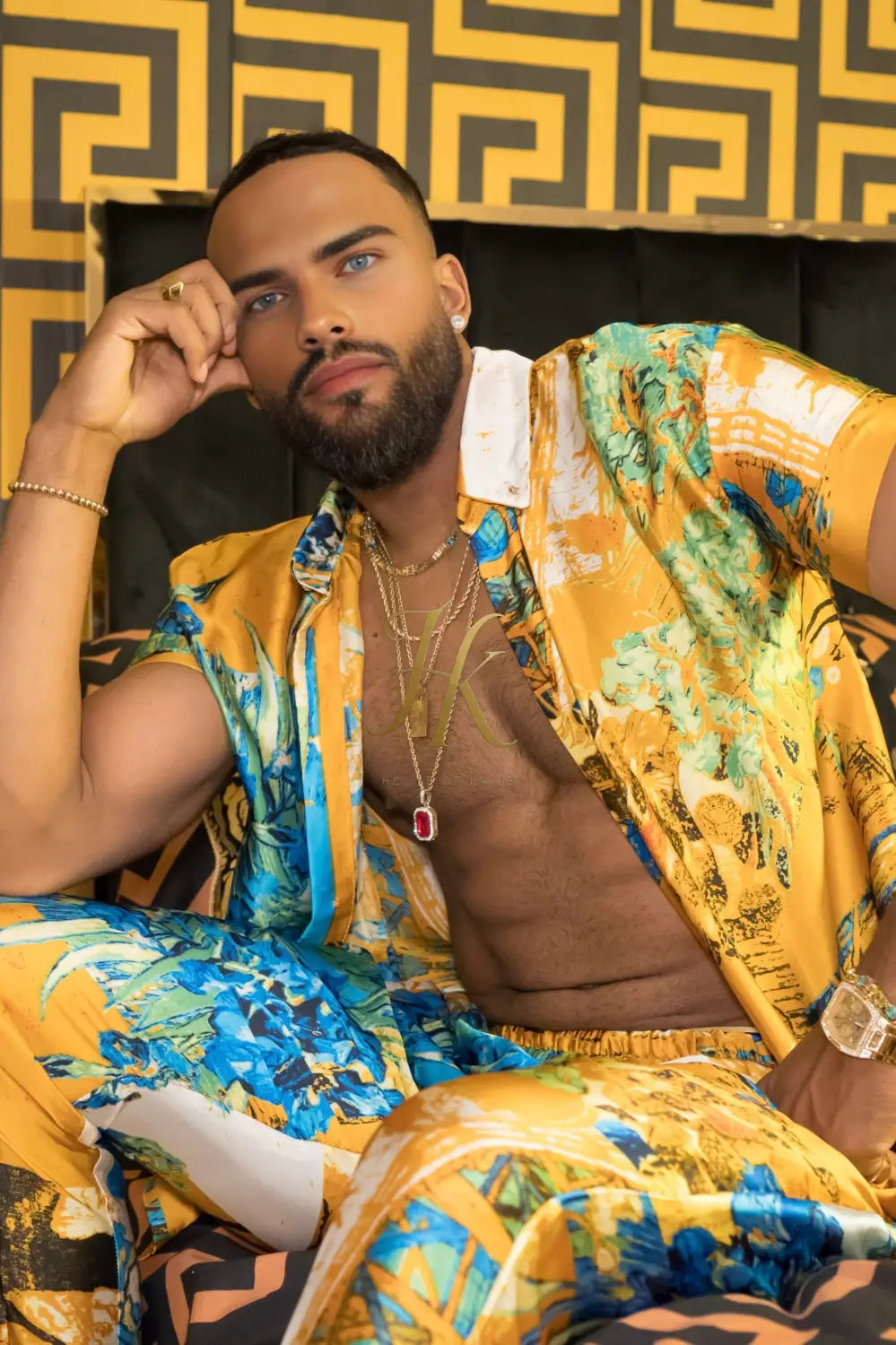 Golden Mirage Silk Set