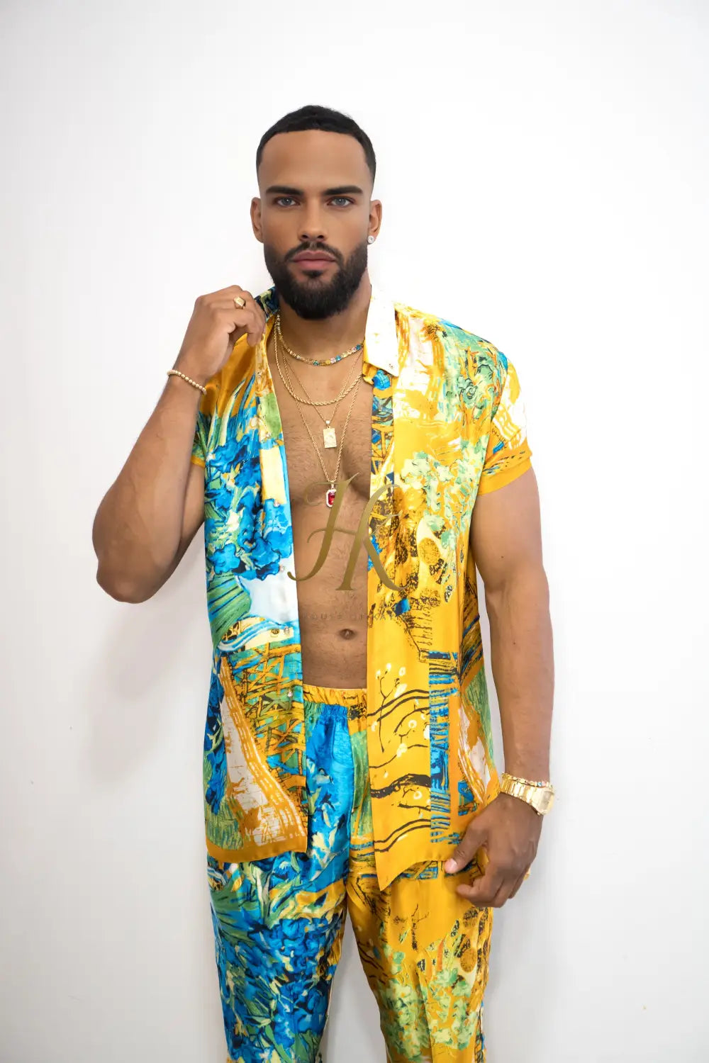 Golden Mirage Silk Set