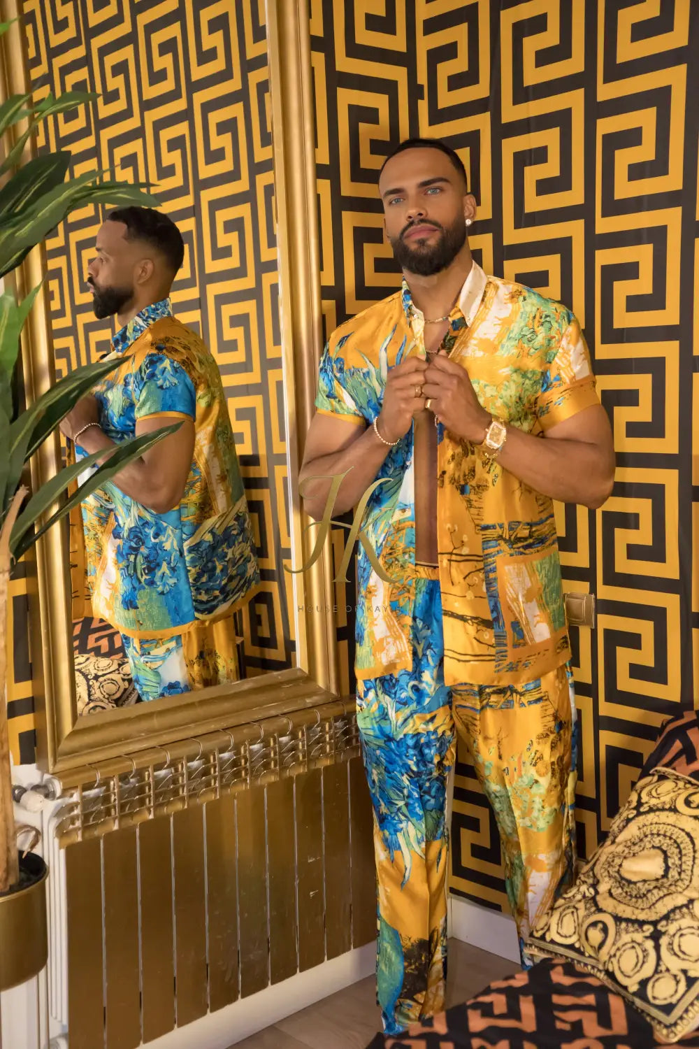 Golden Mirage Silk Set