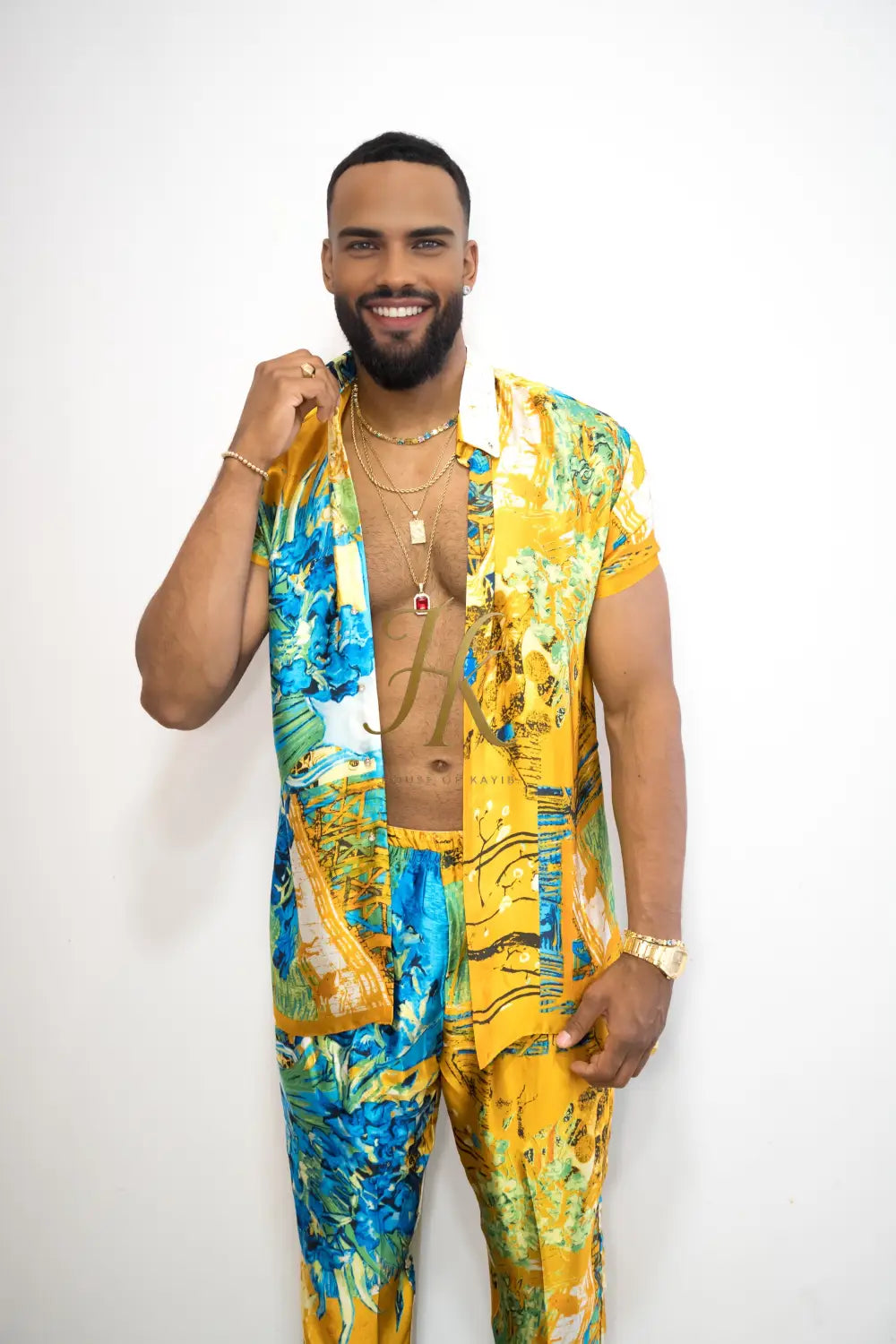 Golden Mirage Silk Set