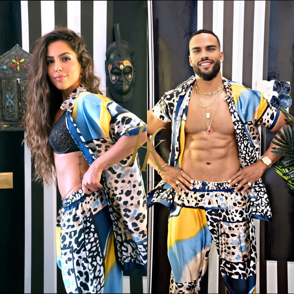 Couple Inspo Silk Set – Modern Romance Timeless Fashion
