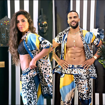 Couple Inspo Silk Set – Modern Romance Timeless Fashion