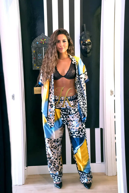 Couple Inspo Silk Set – Modern Romance Timeless Fashion
