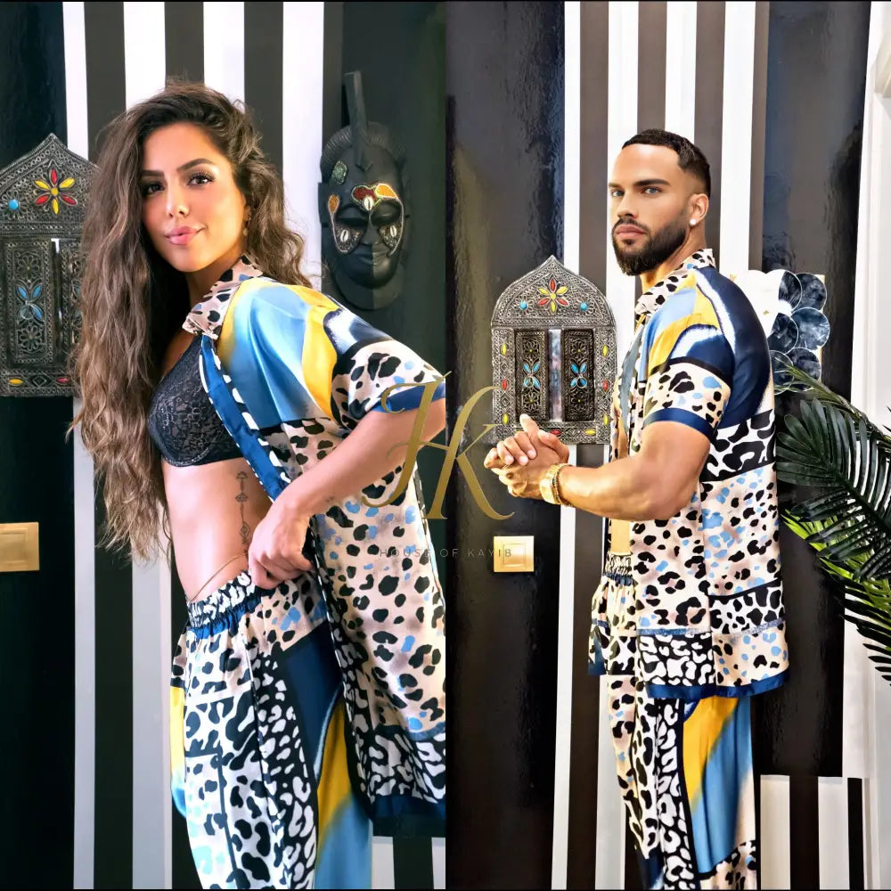 Couple Inspo Silk Set – Modern Romance Timeless Fashion