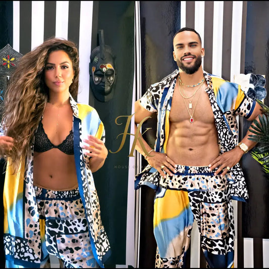 Couple Inspo Silk Set – Modern Romance Timeless Fashion