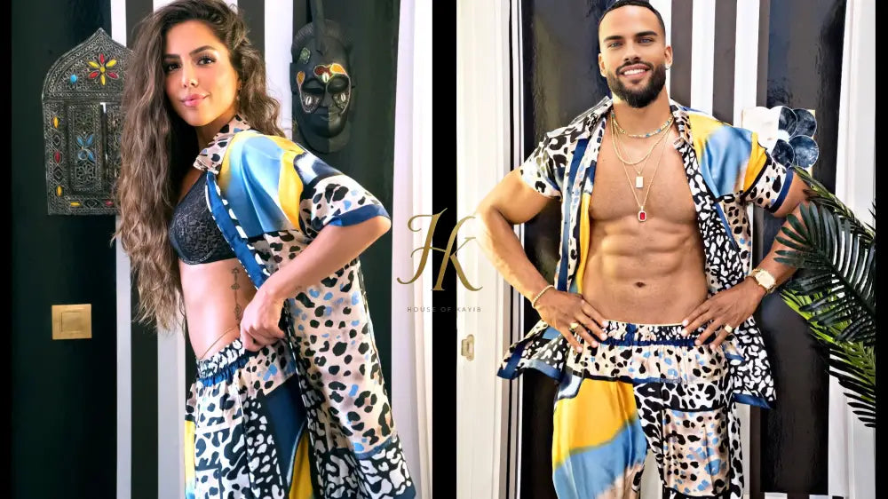 Couple Inspo Silk Set – Modern Romance Timeless Fashion