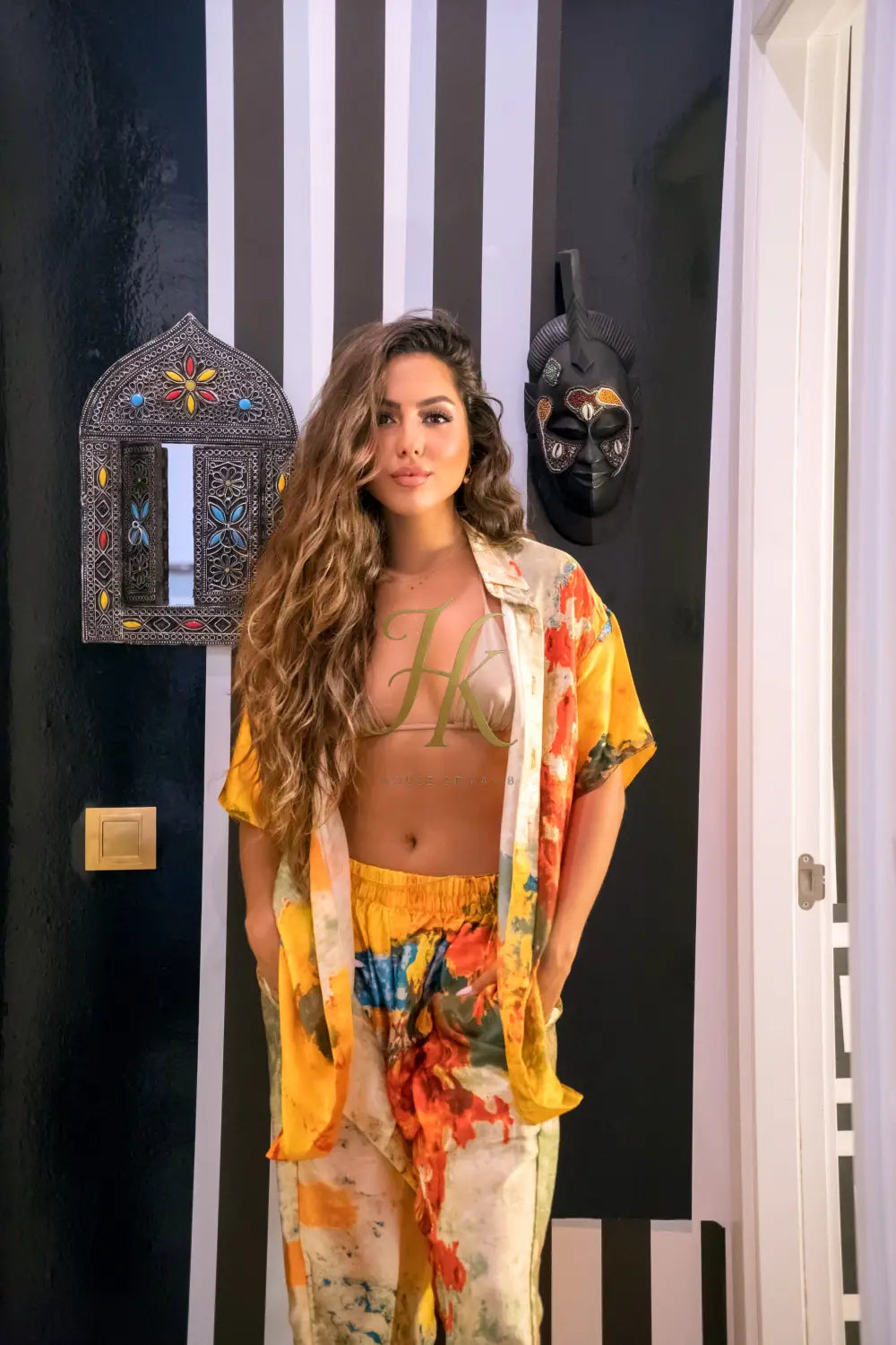 Luna Opal Silk Set – Limited Edition Women’s Luxe Shirt & Pants