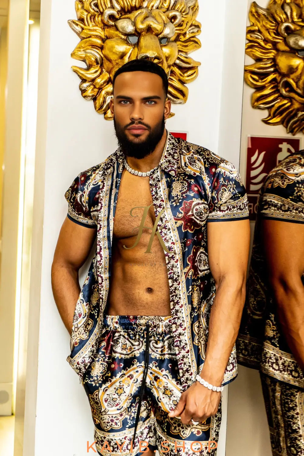 Men’s Premium Silk Set – Luxury Shirt & Pant Outfit