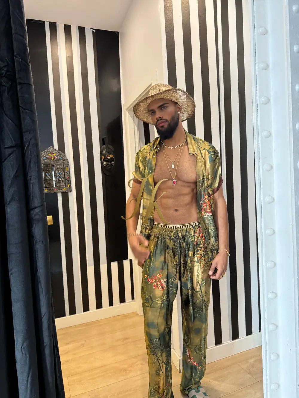 Olive Prestige Silk Set