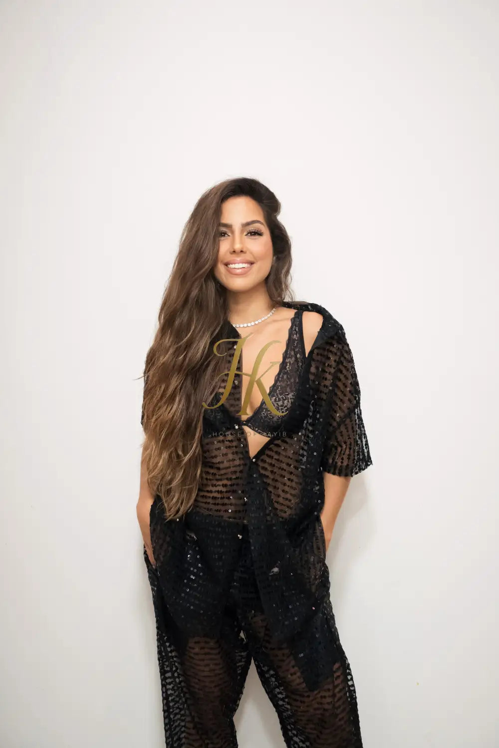 Premium Designer Shirt & Pants | Celestial Lace women Set – Matching Romantic Outfits for Stylish Duos