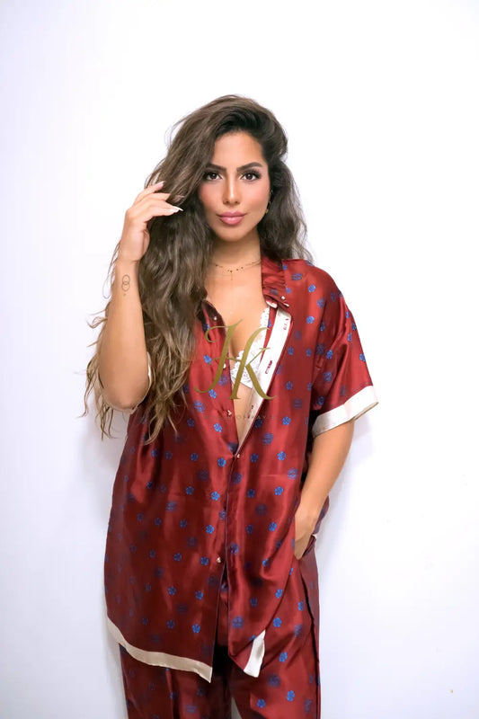 Premium Designer Shirt & Pants | Elegant Haute Couture Outfit for Summer Events & Evenings