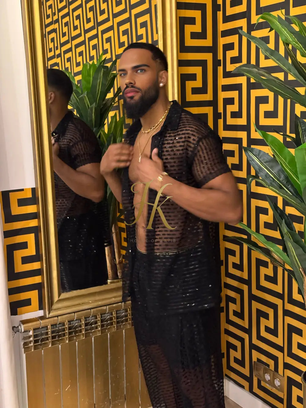 Seraphina Lace Dream Set -Men’s Premium Mesh & Lace Outfit