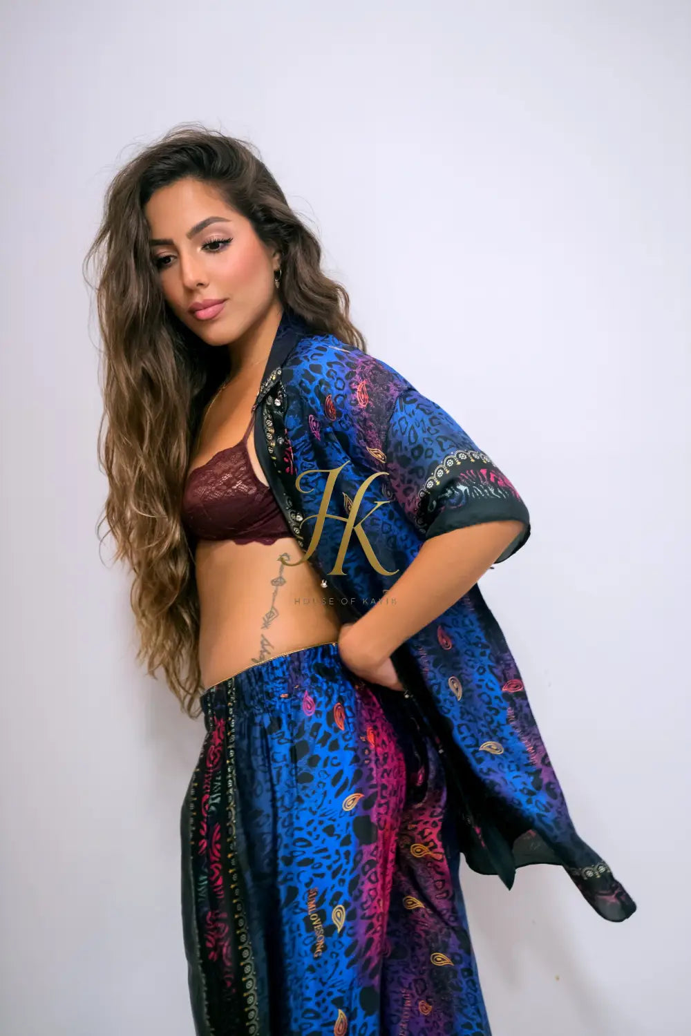 Silk Muse Set – Pure Silk Shirt & Pants for Women
