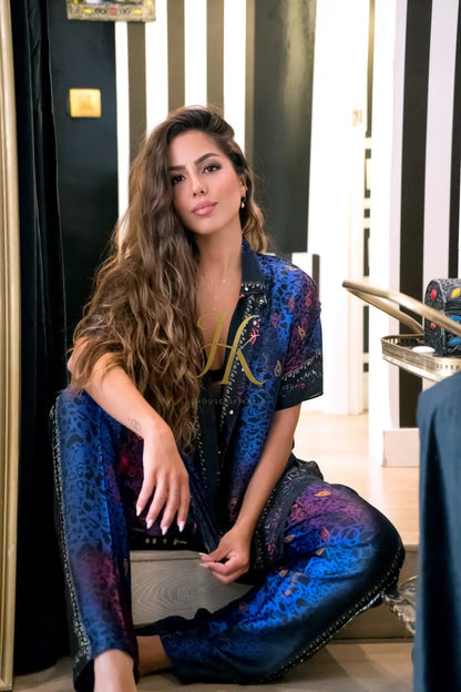 Silk Muse Set – Pure Silk Shirt & Pants for Women
