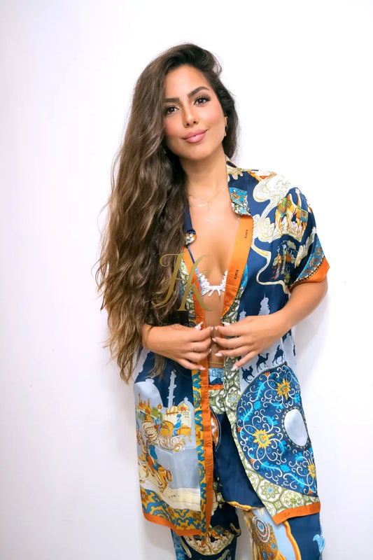 Terra Cotta Luxe – Earthy Silk Chic Set