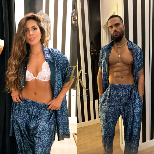 Timeless Couple Silk Outfits – Wedding and Travel Ready